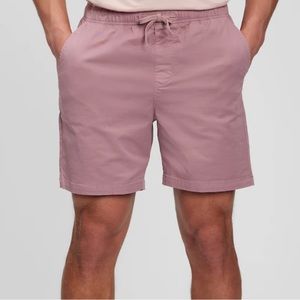 GAP 7" Easy Shorts With E-Waist NWT Pink/Mauve